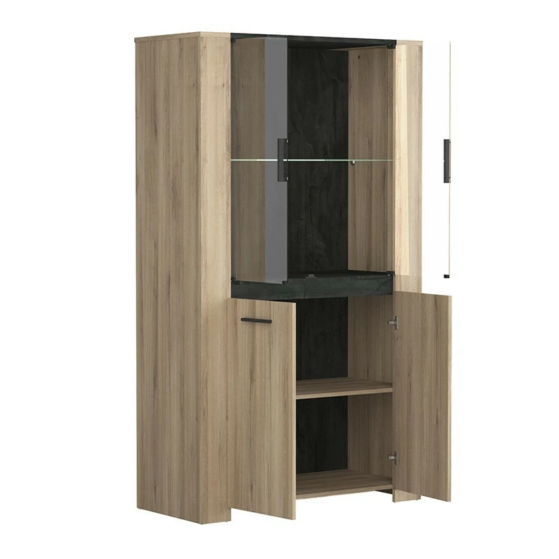 Demeyere Vitrine 2 + 2 Portes H174 Cm Sheffield 5 Demeyere Vitrine 2 + 2 Portes H174 Cm Sheffield – Image 3