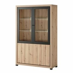 Vitrine 2 Portes + 2 Portes Vitrées Dijon