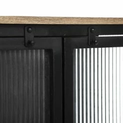 Vitrine 2 Portes Métal Et Verre Tibo Atmosphera -Ledepot-bailleul Soldes Magasin vitrine 2 portes metal et verre tibo atmosphera 4