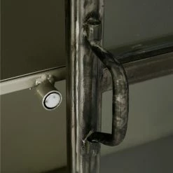 Vitrine Bibliothèque Broc Métal Noir Atmosphera -Ledepot-bailleul Soldes Magasin vitrine bibliotheque broc metal noir atmosphera 3