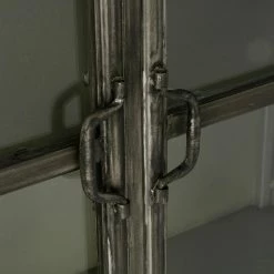 Vitrine Bibliothèque Broc Métal Noir Atmosphera -Ledepot-bailleul Soldes Magasin vitrine bibliotheque broc metal noir atmosphera 4